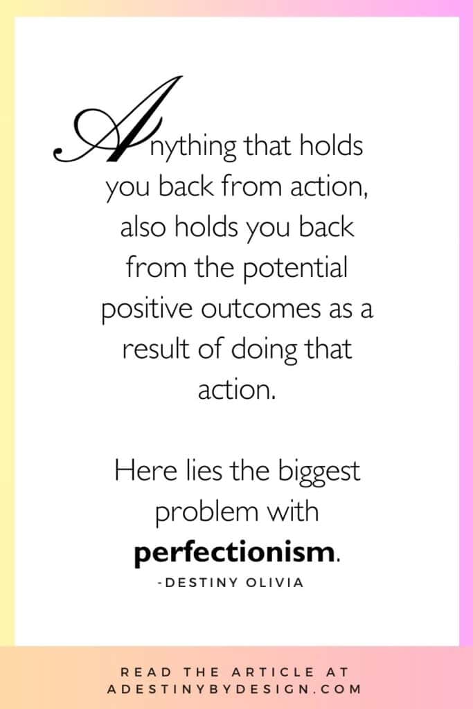 how to overcome perfectionism