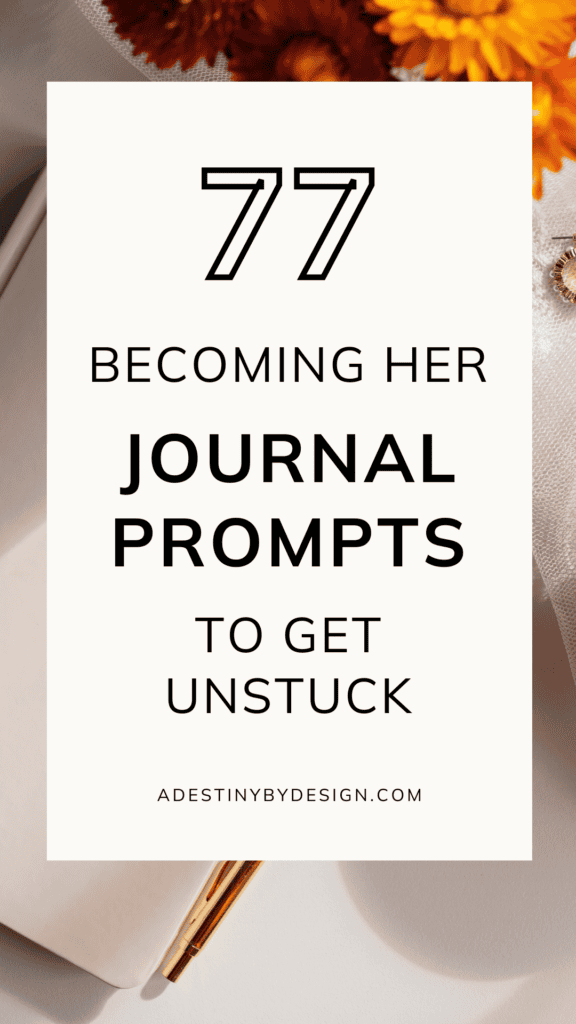 becoming her journal prompts